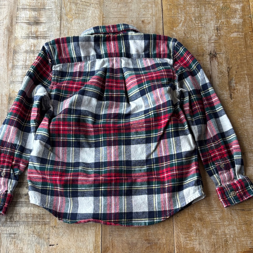 Vineyard Vines Boys Flannel Shirt size 6 - Picture 6 of 6